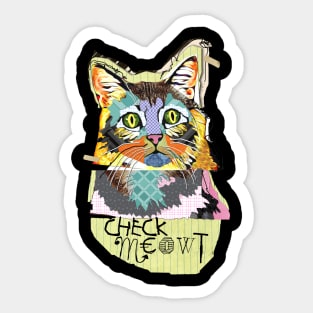 Check MEOWT Sticker